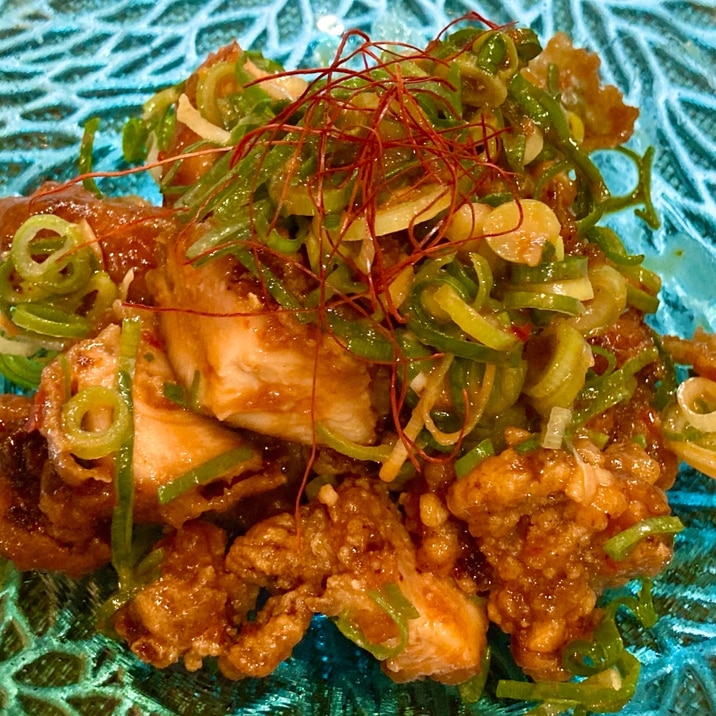 残り物の唐揚げで 冷製ピリ辛唐揚げ レシピ 作り方 By Hina3190 楽天レシピ